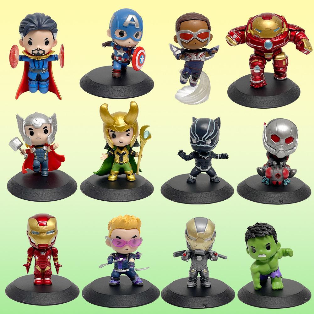 Action Figure Marvel Avengers  Chibi Fullset 12 Pcs