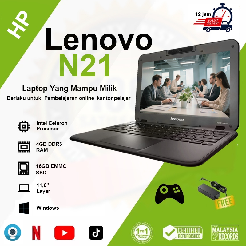 LAPTOP lenovo Windows10 murah 100 ribu second berkualitas original kecil Netbook laptop