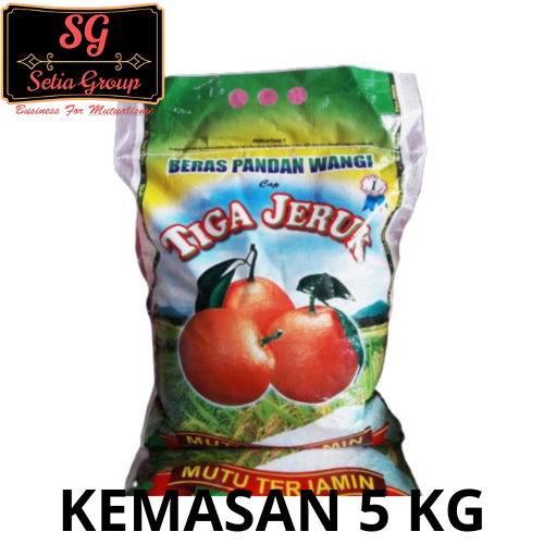 Beras 3 Jeruk Beras Premium Kemasan 5 kg