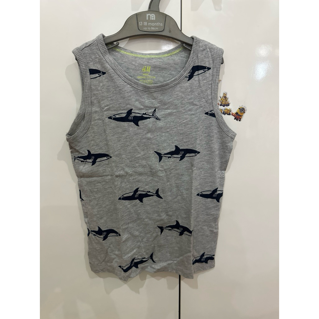 KAOS H&M ANAK COWO 4-6thn