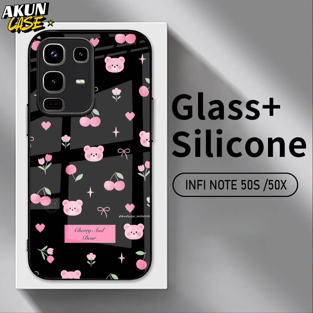 (B10) Softcase Kaca Acrilik For IINFINIX NOTE 50 50S 50X 50 PRO   - AkunCase