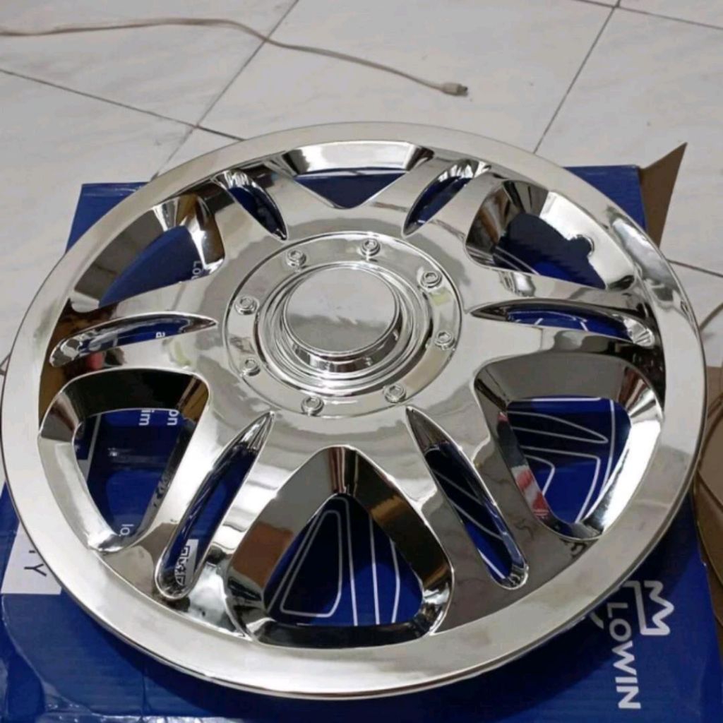 cover velg dop roda mobil ring 12 inch chrome