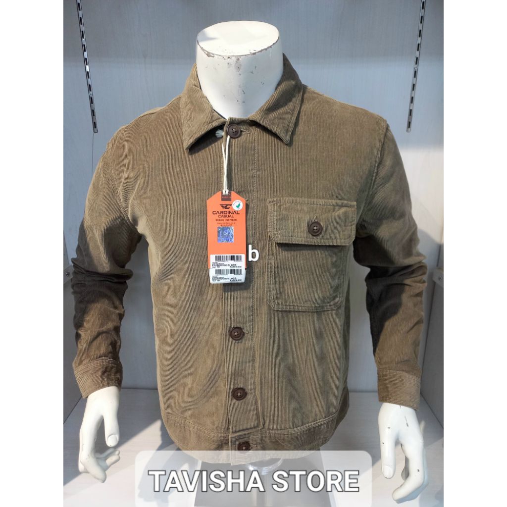 Jaket Corduroy Pria CARDINAL CASUAL [Original]