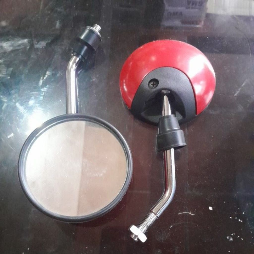 1 SET SPION MOTOR MODEL MINI BULAT DRAT 12 SUZUKI VARIASI UNVERSAL