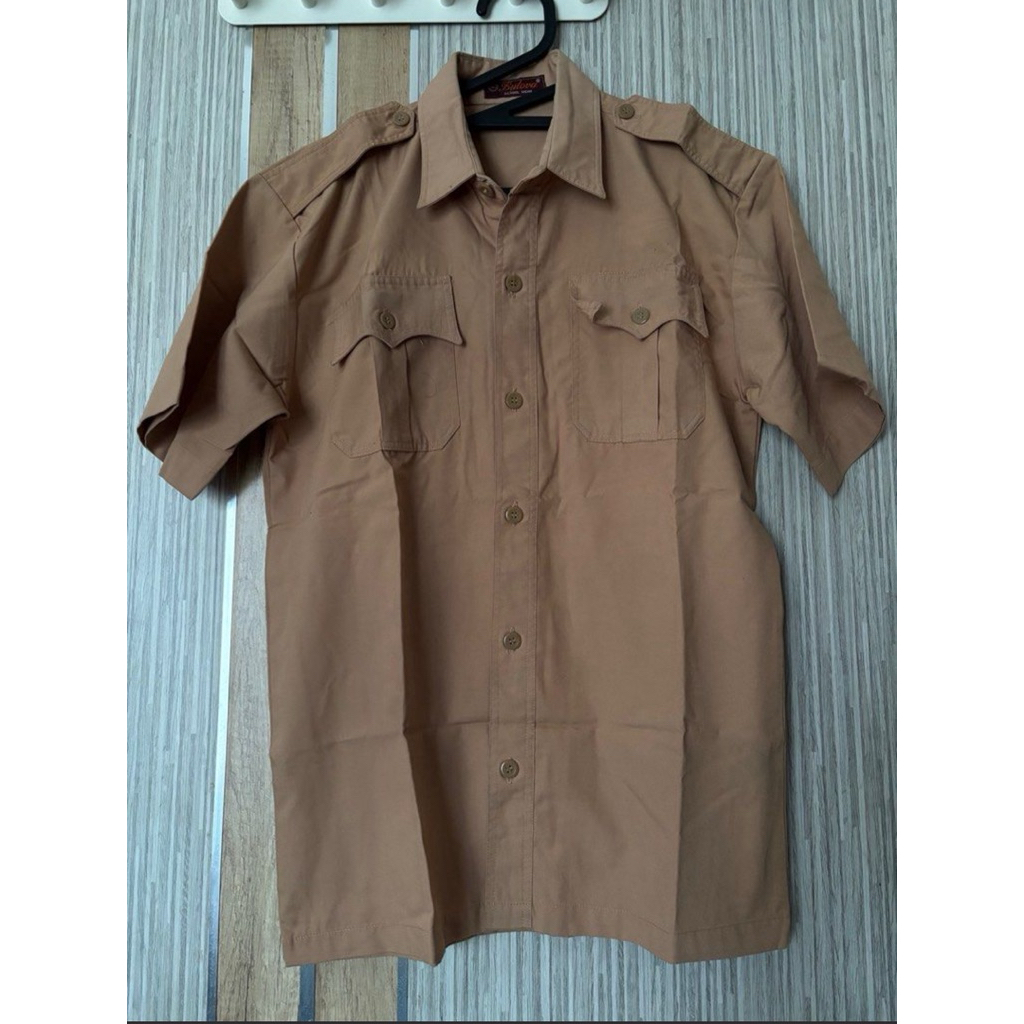 seragam smp penabur atasan pramuka anak laki