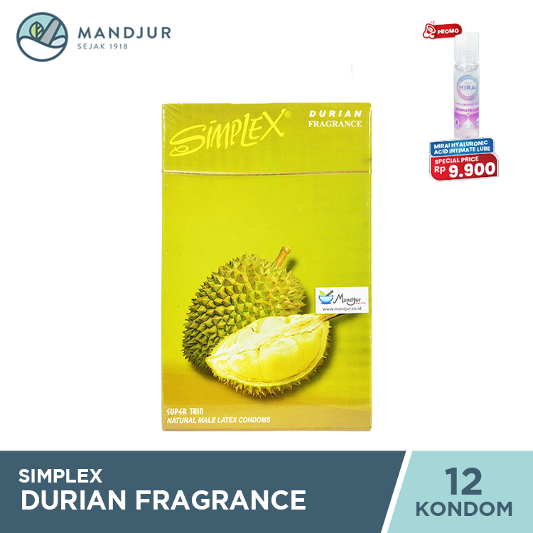 Kondom Simplex Durian Fragrance - Isii 12