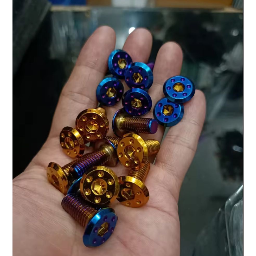 BAUT PROBOLT BUAT PIRINGAN DISC CAKRAM DPEAN BELAKANG 8X20 BISA HONDA DAN YAMAHA