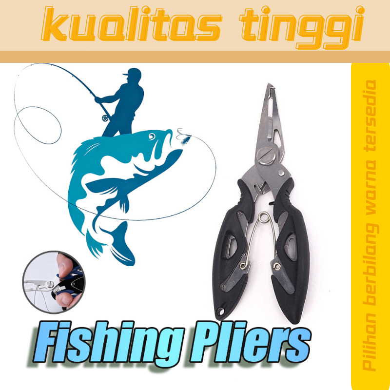 Fishing Pliers Fish Line Cutter Scissors Kualitas Bagus Tajam Buat Motor Senar PE Tidak Bersarabut K
