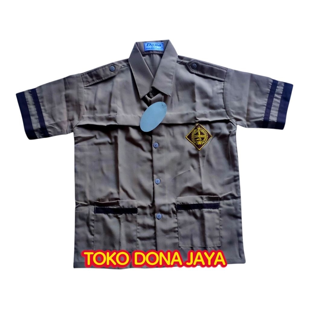 Baju Pramuka Siaga / Seragam Sekolah / Coklat Susu / Kopi Susu / Kain Oxford / Merk Dona Jaya #racun