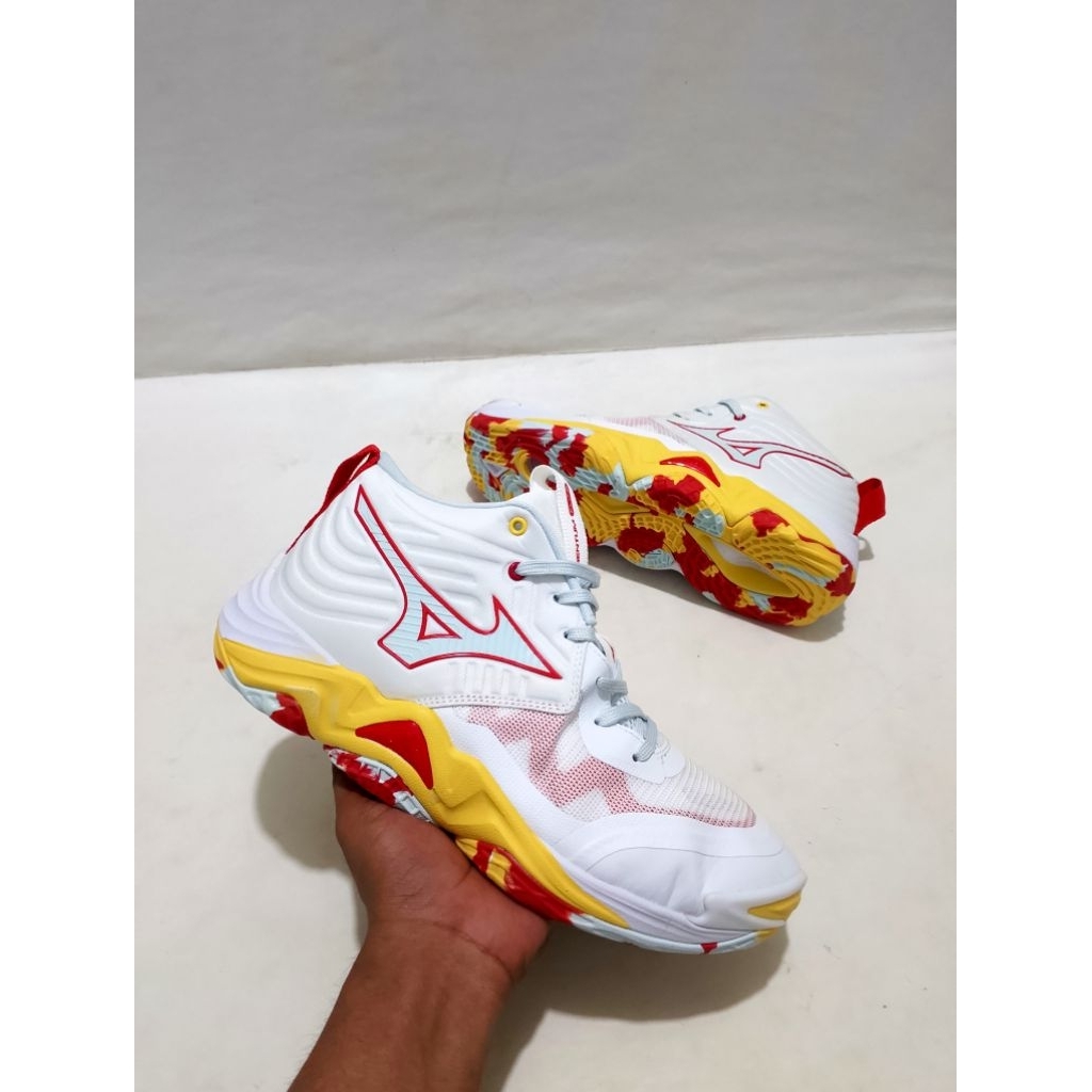 Sepatu Volly Mizuno Wave Momentum Elite Premium / Sepatu Voli Pria dan Wanita Mizuno Super Premium G