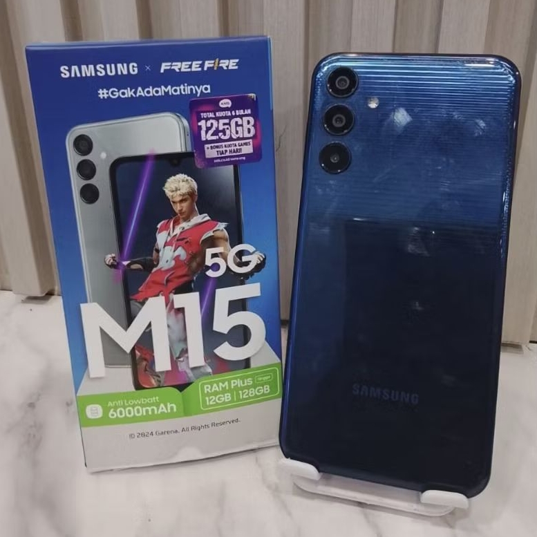 Samsung M15 5G 6/128GB Second resmi berkualitas