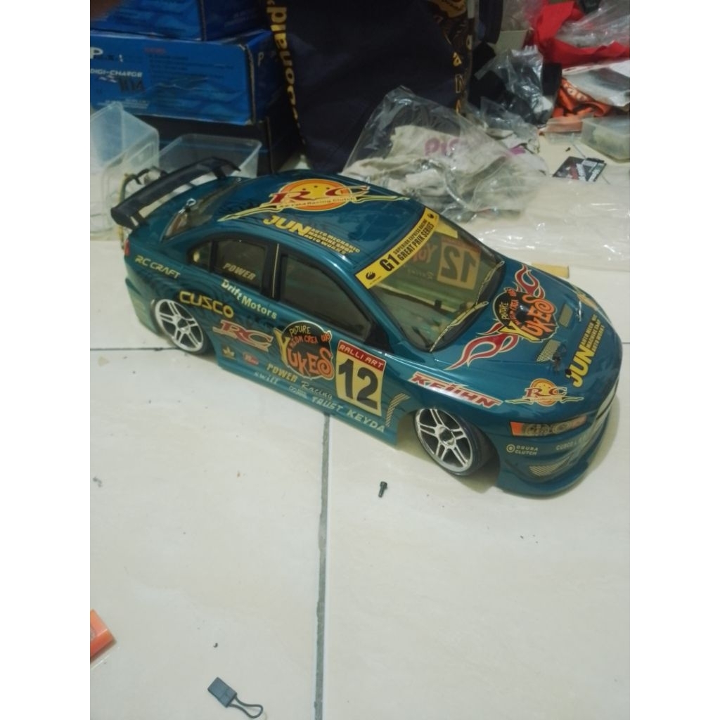 kit rc car hsp flying fish drift onroad rally 1/10 kit only tanpa part electrical