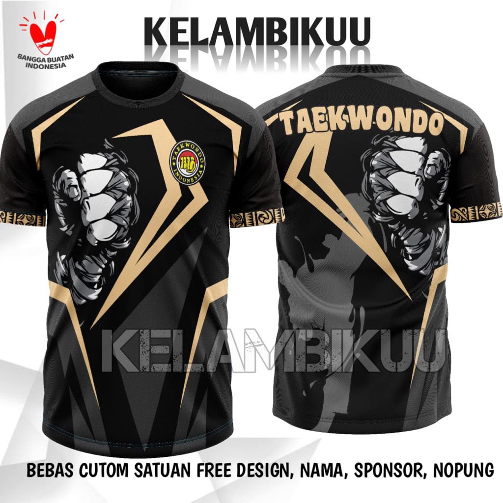 kaos jersey taekwondo printing/baju kaos bela diri taekwondo murah/kaos jersey taekwondo custom