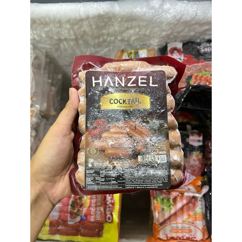 Hanzel Sosis Cocktail 250 gr/Sosis Frozen