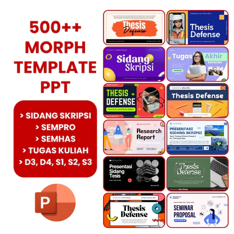 500++ Template PPT Powerpoint Sidang Skripsi, Seminar Proposal, dan Tugas Kuliah (2025)