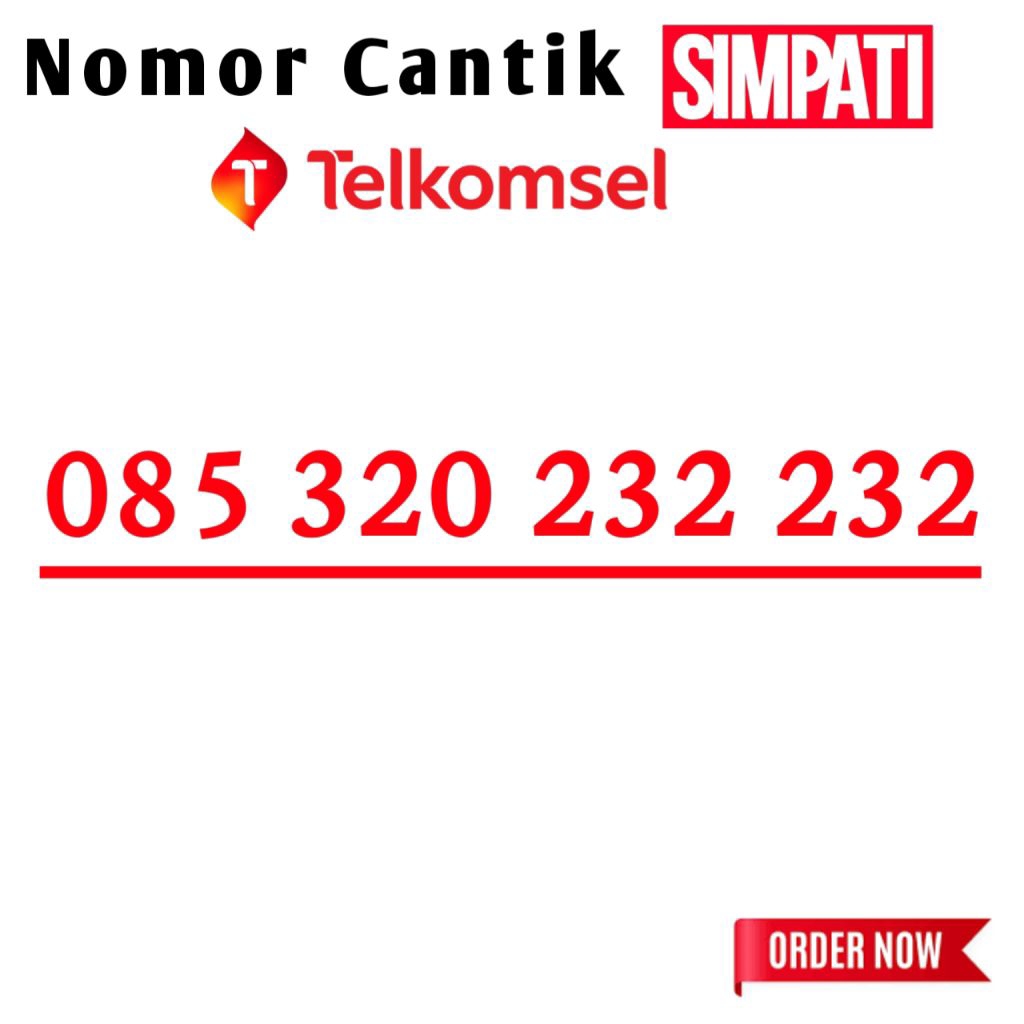 Kartu Perdana Nomor Cantik Telkomsel Simpati ABC ABC 232 232