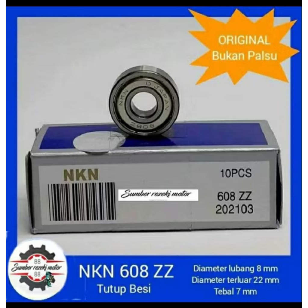 Bearing 608 ZZ NKN Original