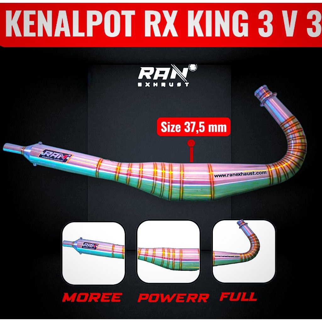 Kenalpot Rx king garing & ngebas | Ran Exhaust / Kenalpot rx king kolong kupang | Kenalpot rx king k