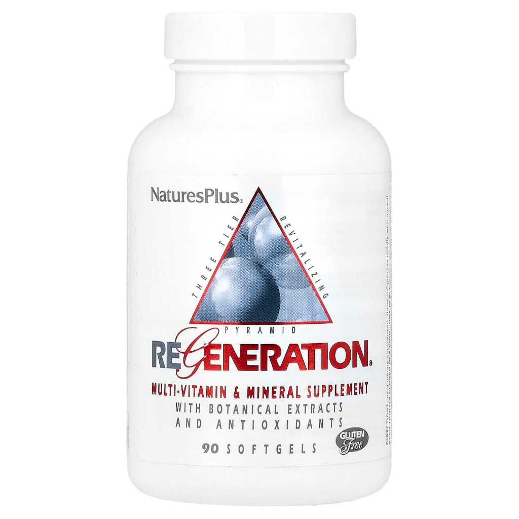 Natures Plus Regeneration Multi-Vitamin & Mineral Supplement 90 Softgels