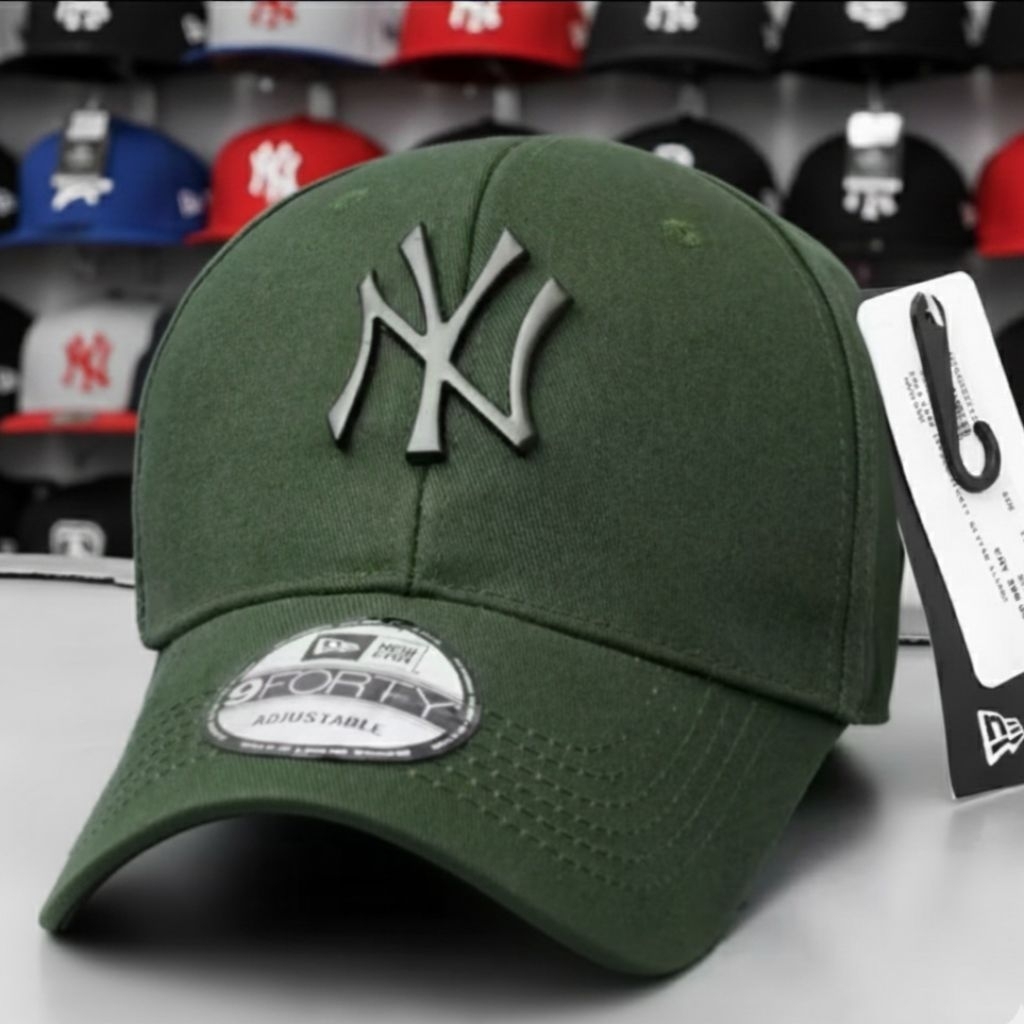 Topi NY New Era Yankees logo besi