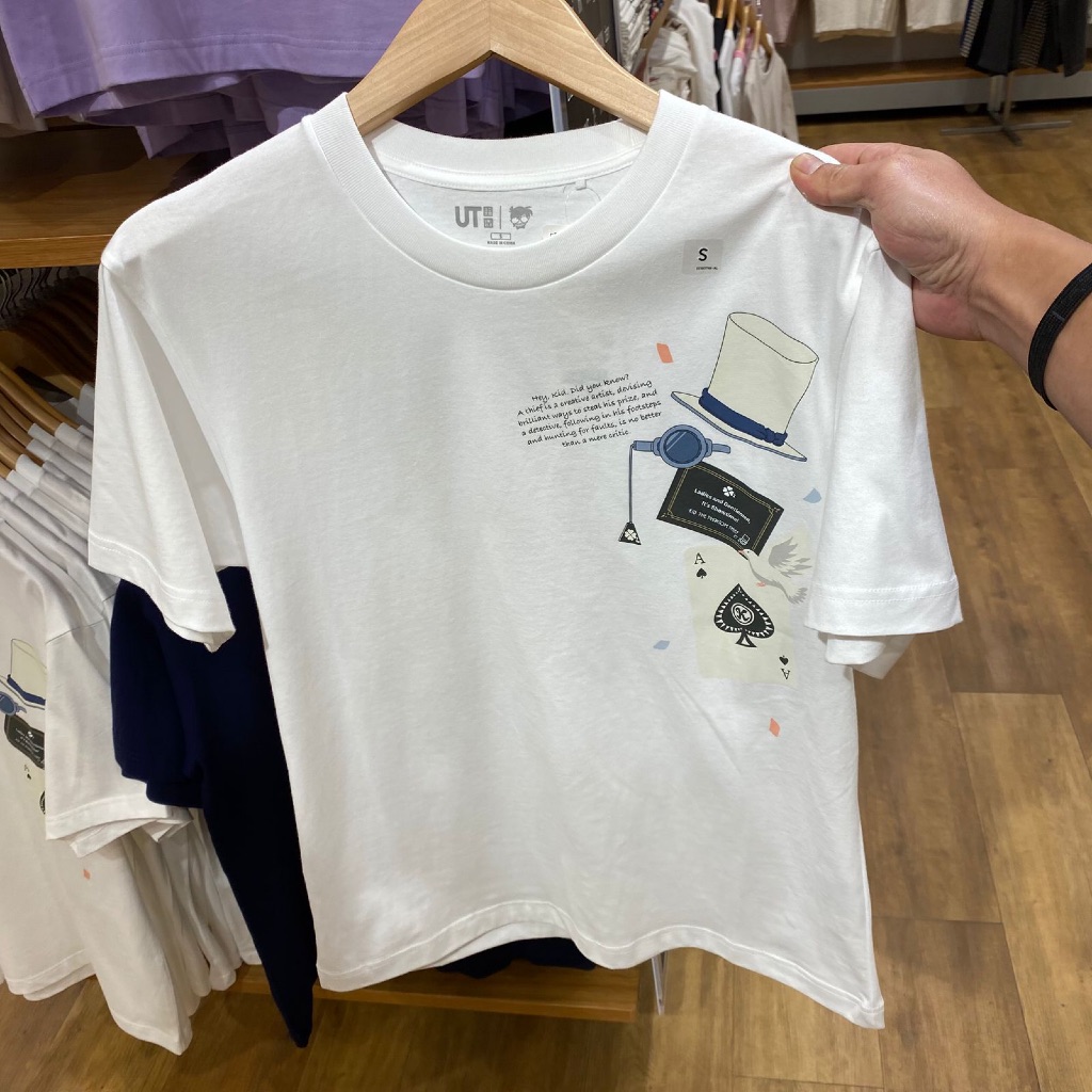 Jastip. Tshirt Uniqlo X Detective Conan (MAN)