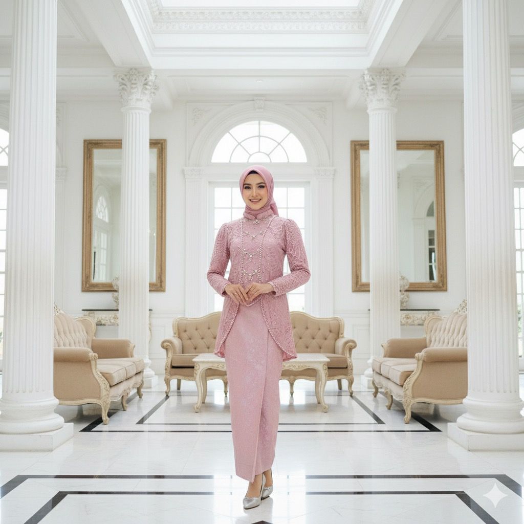 ( Free Hijab ) Kebaya Miskha Payet / Kebaya Modern