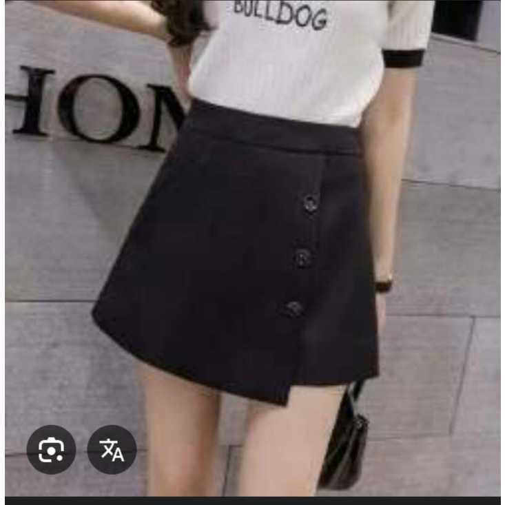 Korean Mini Skirt-JUMBO - Rok Celana Pendek Wanita Terbaru - Mini Skirt Style Korea Jumbo Santai