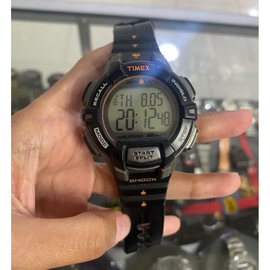 Preloved Timex Indiglo Watch Jam Tangan Pria Original