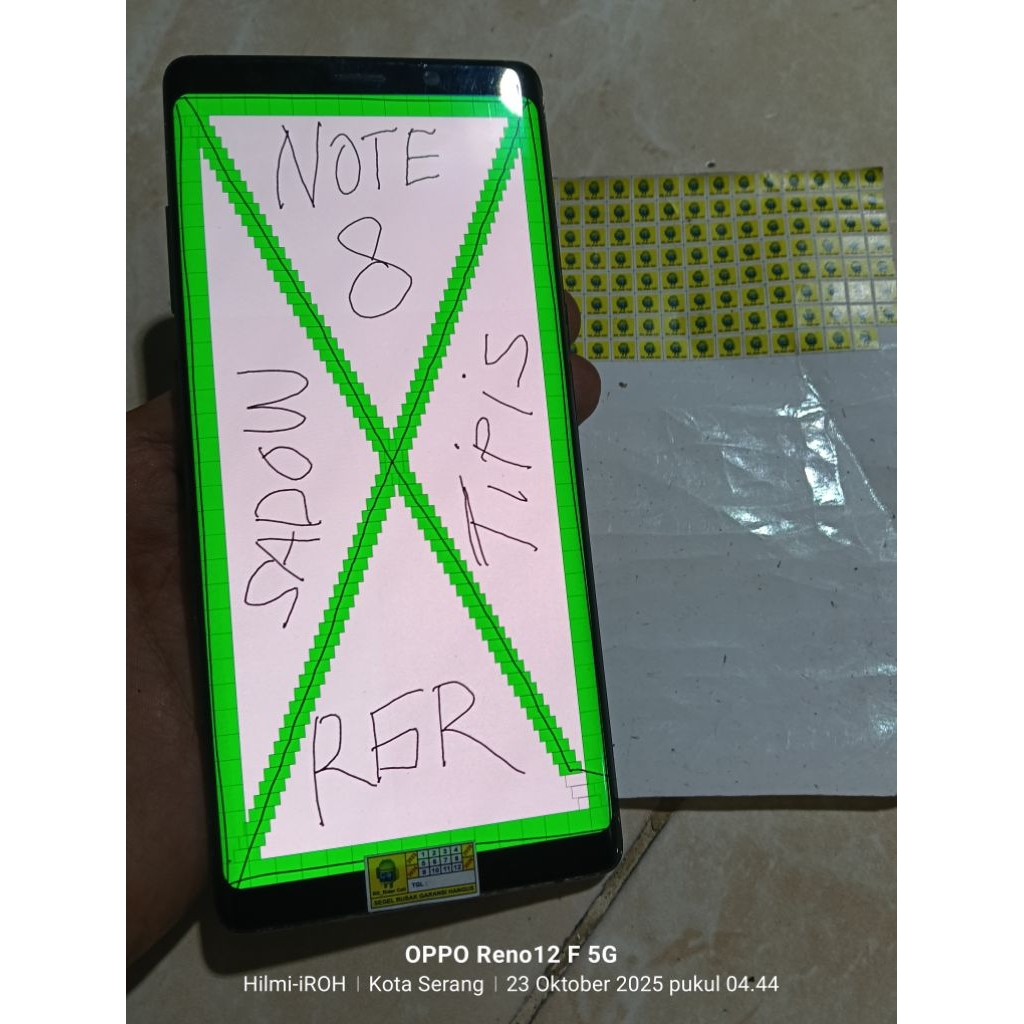 lcd Samsung note 8 ori COPOTAN normal Tested minus sadow tipiiiiis cek foto video