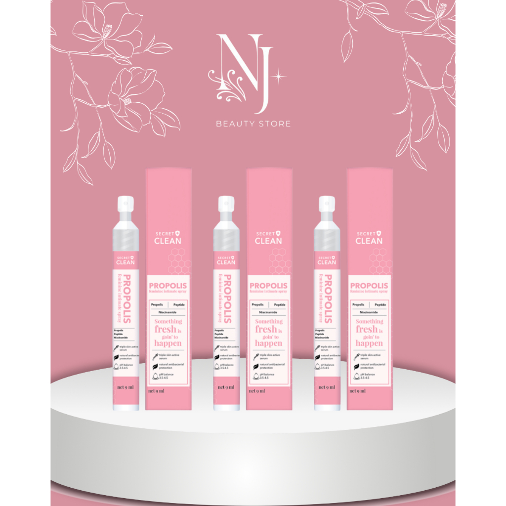NJ BEAUTY STOREE//Secret Clean Propolis Feminine Intimate Spray 8ml