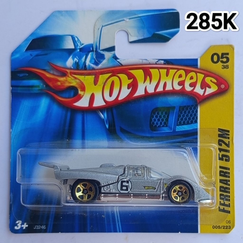 Hot Wheels Ferrari 512M Short Card