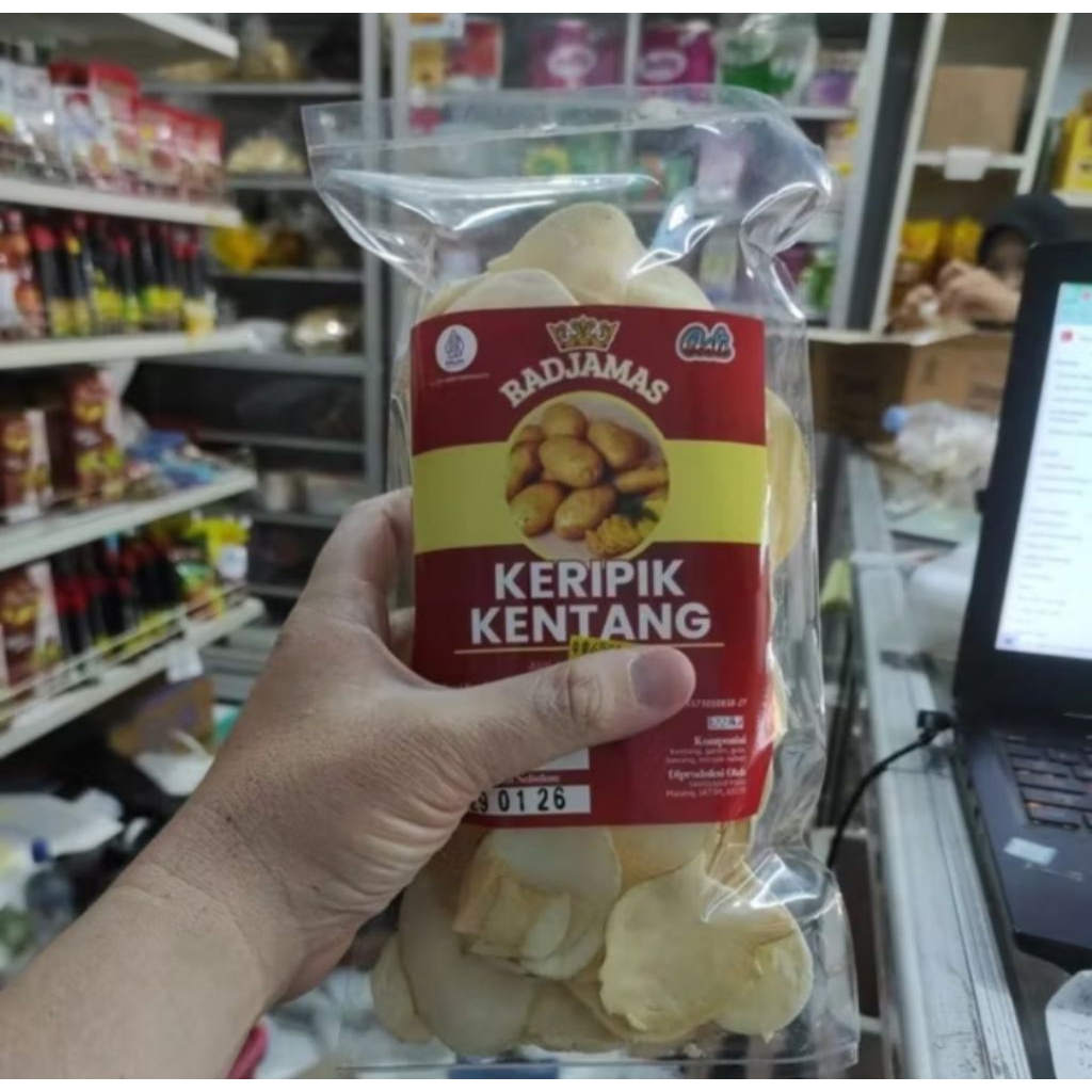 Keripik kentang 50 gram / Keripik kentang radja mas 50 gram