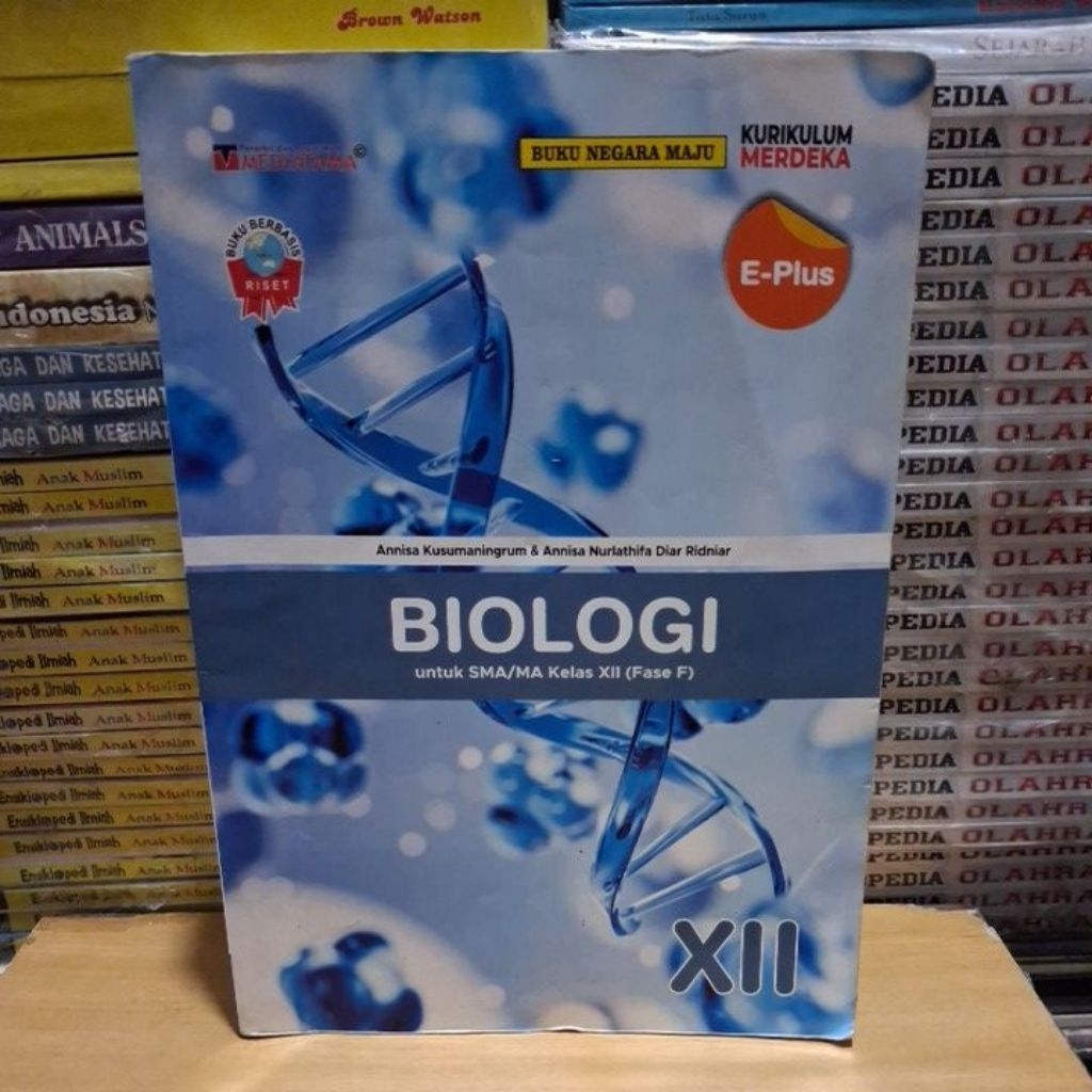 Buku Original BIOLOGI SMA MA Kelas 12 ( Fase F ) K Merdeka Mediatama