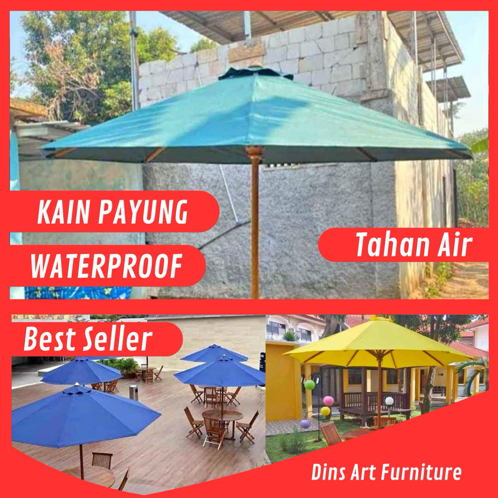 Kain Payung Waterproof / Kain Payung Taman / Kain Payung Best Seller Parasit