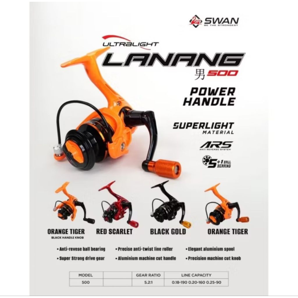 Reel Swan Lanang 500