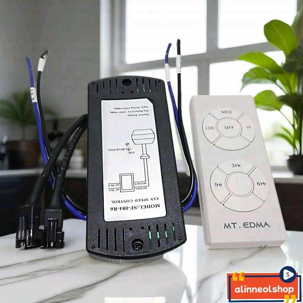Remote Control 5 + Receiver For AC Motor Kipas Edma CYCLONE