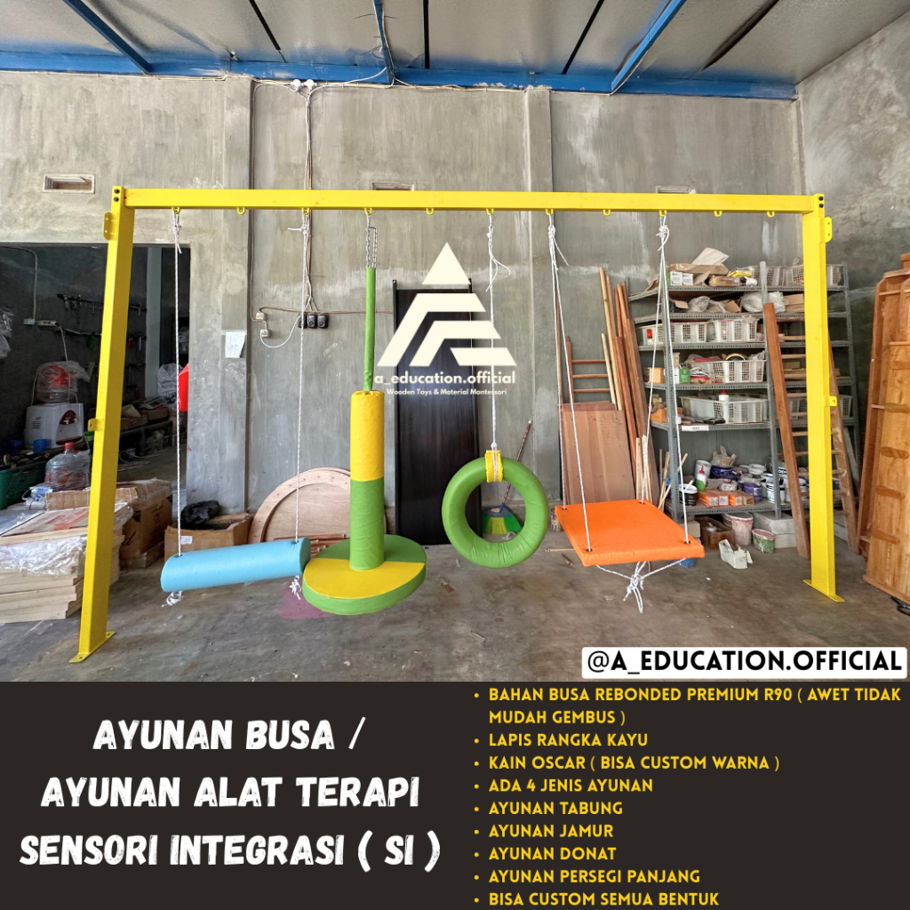Ayunan Busa JAMUR / Ayunan Alat Terapi Sensori Integrasi ( SI )
