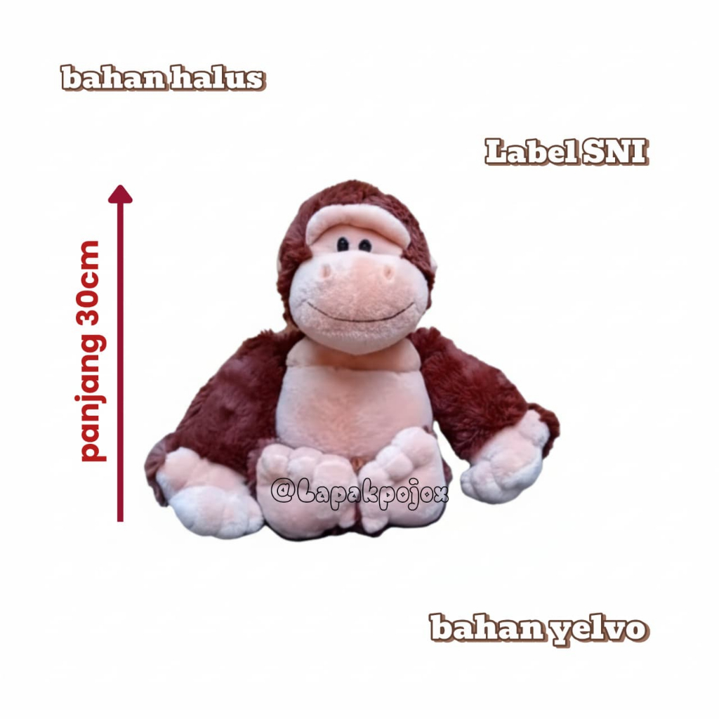 Boneka Monyet Rico by Seulgi Size M