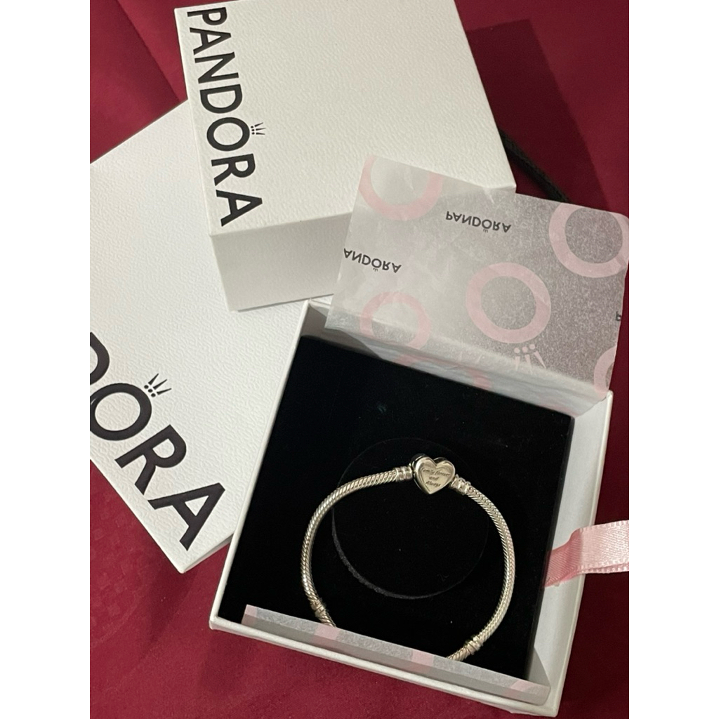 Preloved Pandora Bracelet Infinity Heart (original)
