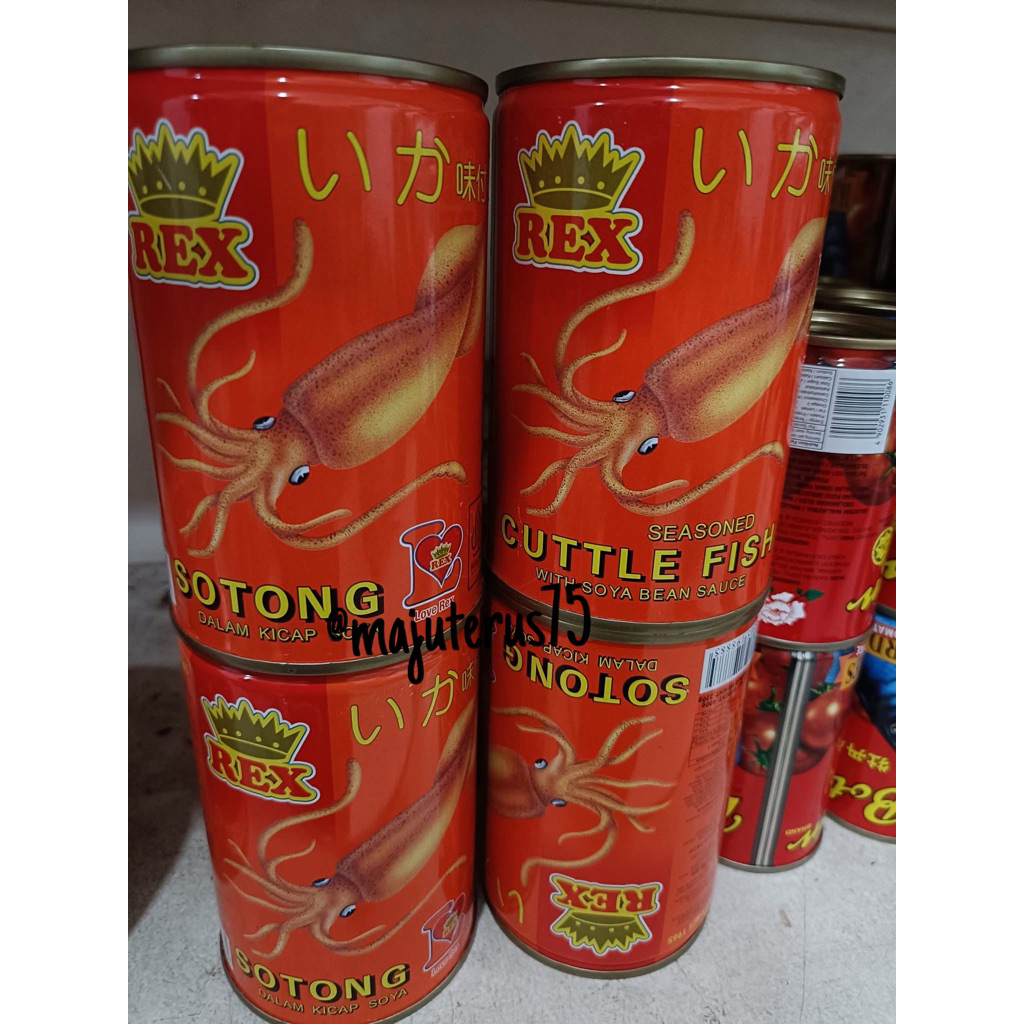 SOTONG CUMI KALENG BESAR - SOTONG REX MALAYSIA CUTTLE FISH 425GRAM