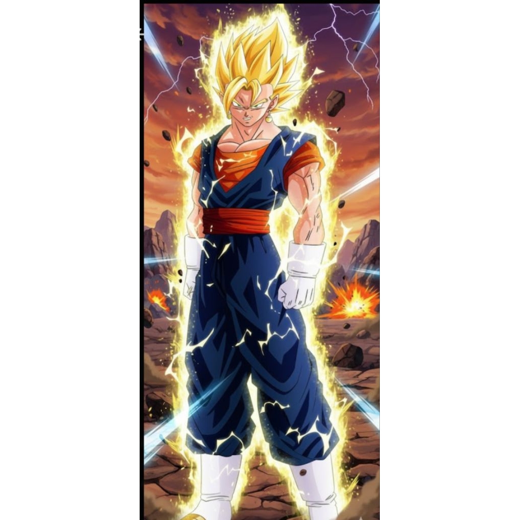 Papercraft Action Figure Dragon Ball VEGITO