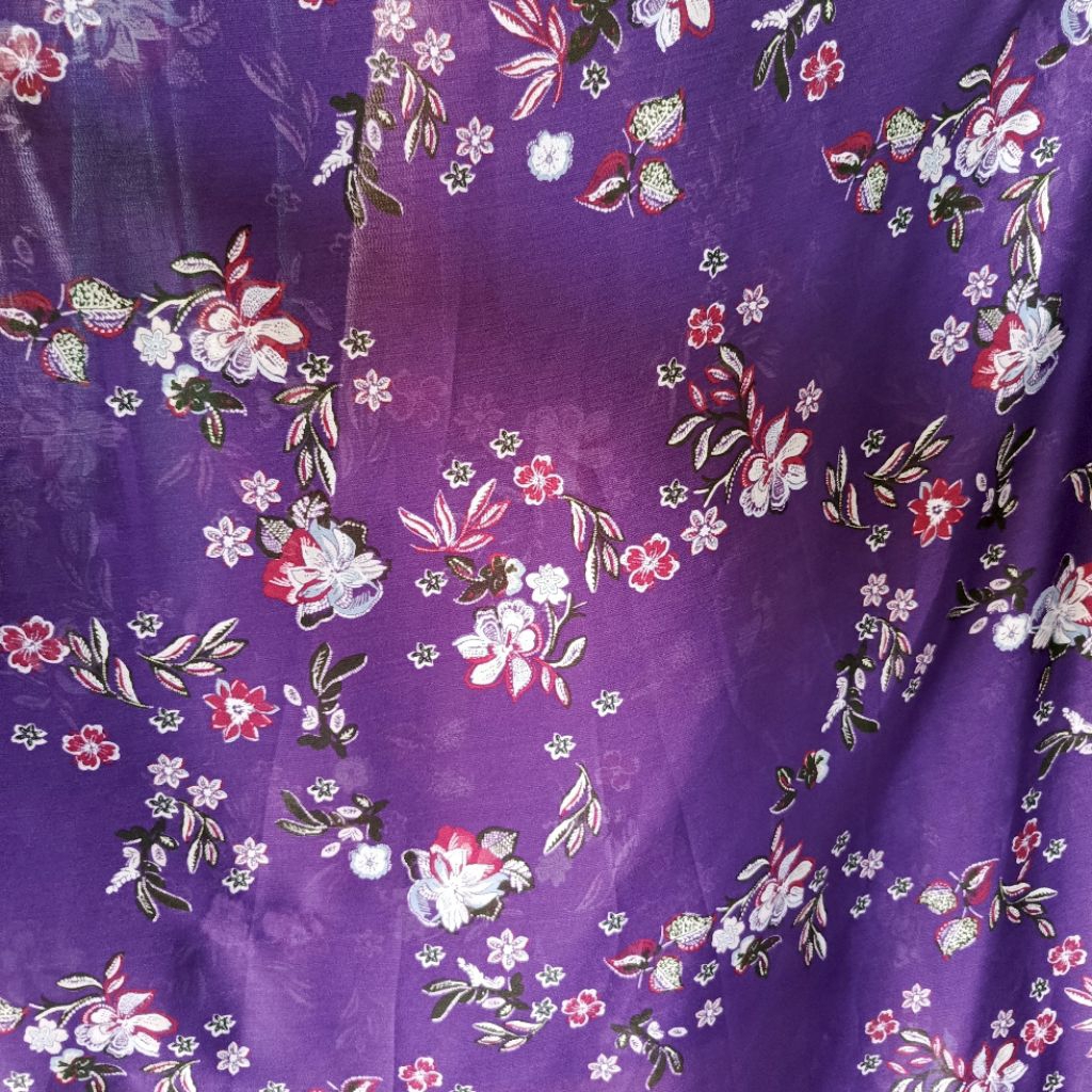 Kain sifon silky - kain sifon polos - kain sifon yoryu - kain sifon crinkle - kain sifon motif - kai