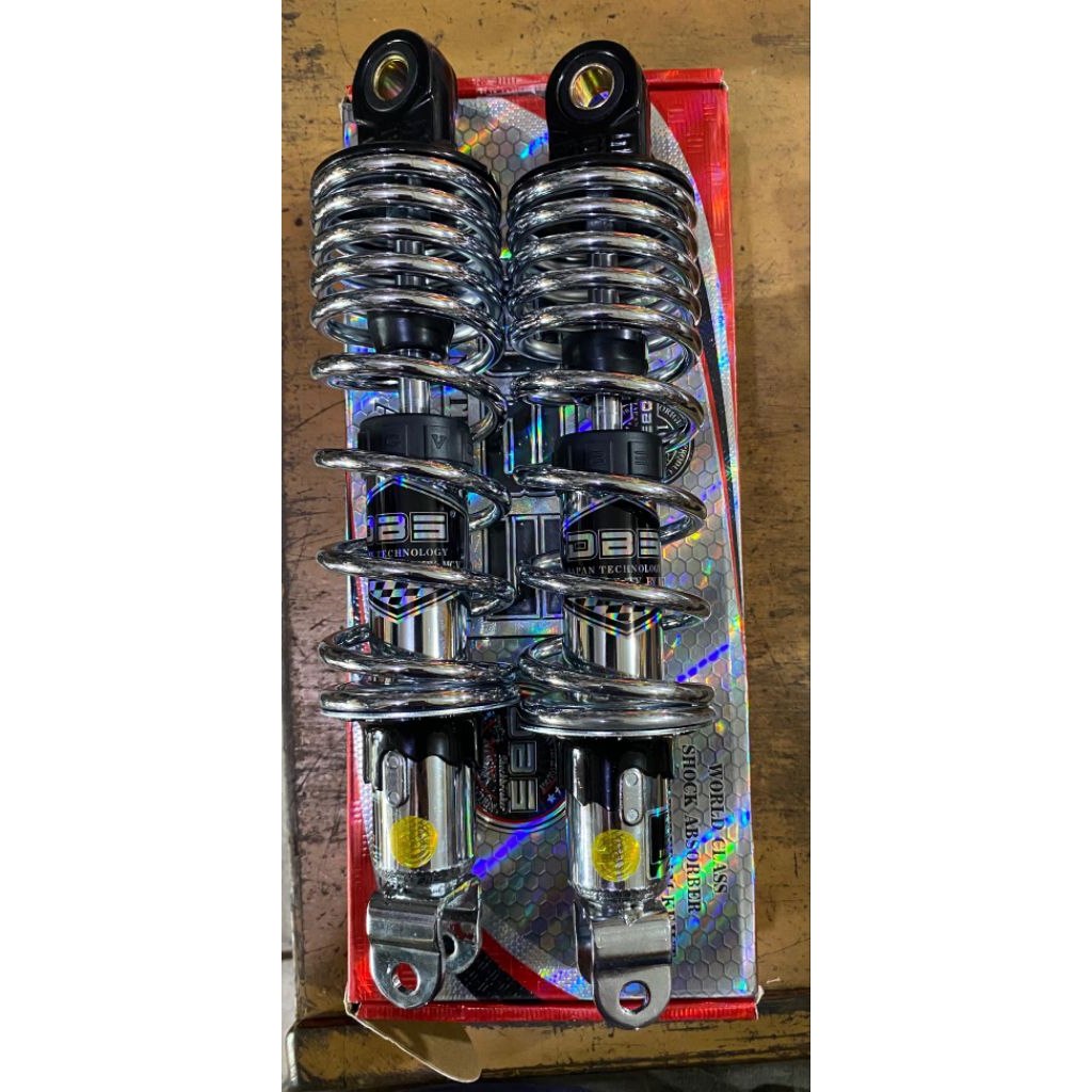 SHOCK BELAKANG DOWNSIZE DBS 280MM CHROME ALL MATIC NMAX AEROX PCX