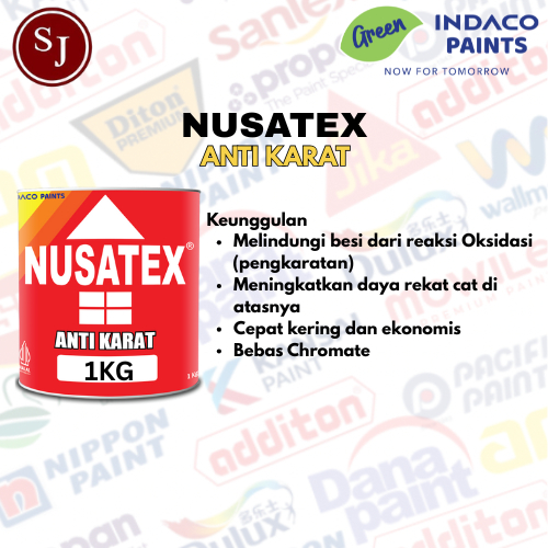 Indaco Cat Besi Anti Karat Nusatex 1Kg