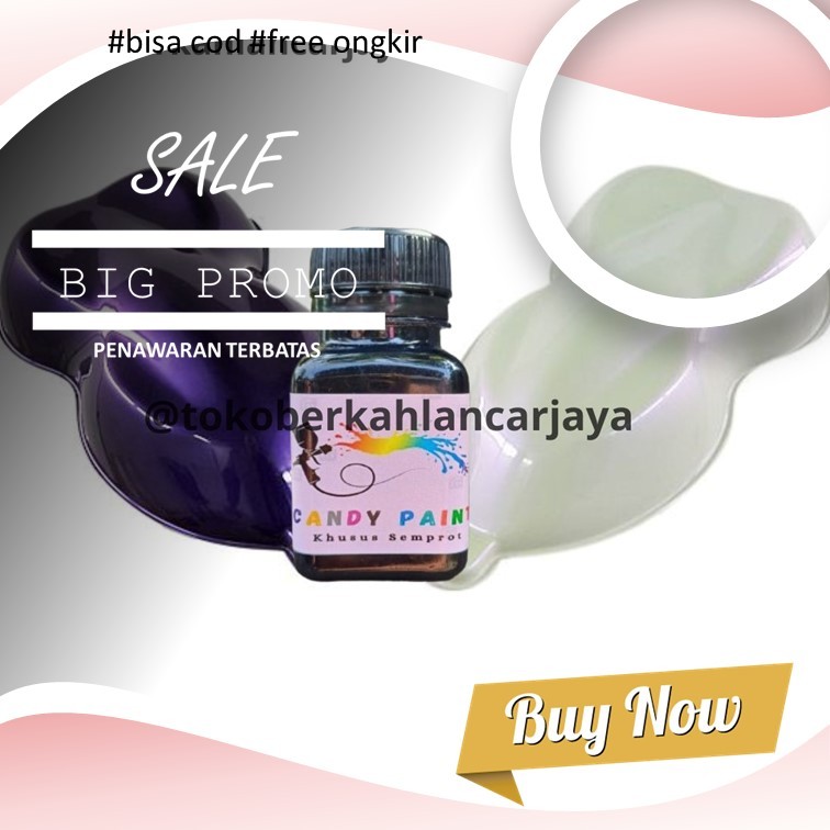 (SEMPROT) 50 ML CAT CANDY MUTIARA LEMBAYUNG CAT PEWARNA EFEK CAT CANDY CHROME