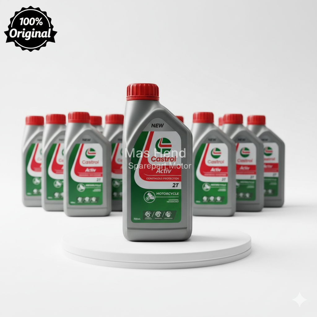 Oli Samping Castrol Activ 2T 700ml 100% Asli | Low Smoke Wangi