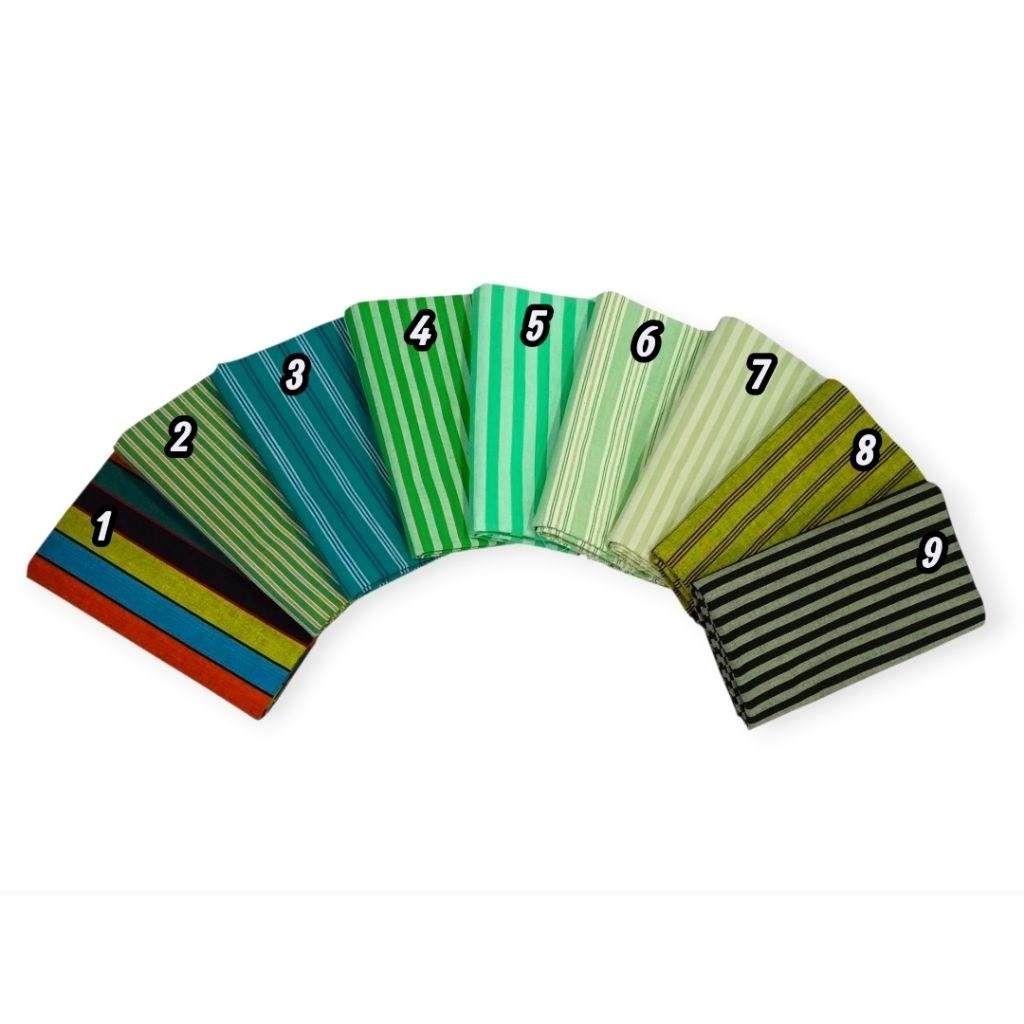 Kain Tenun Lurik Jogja Klaten Prasojo Hijau Klasik