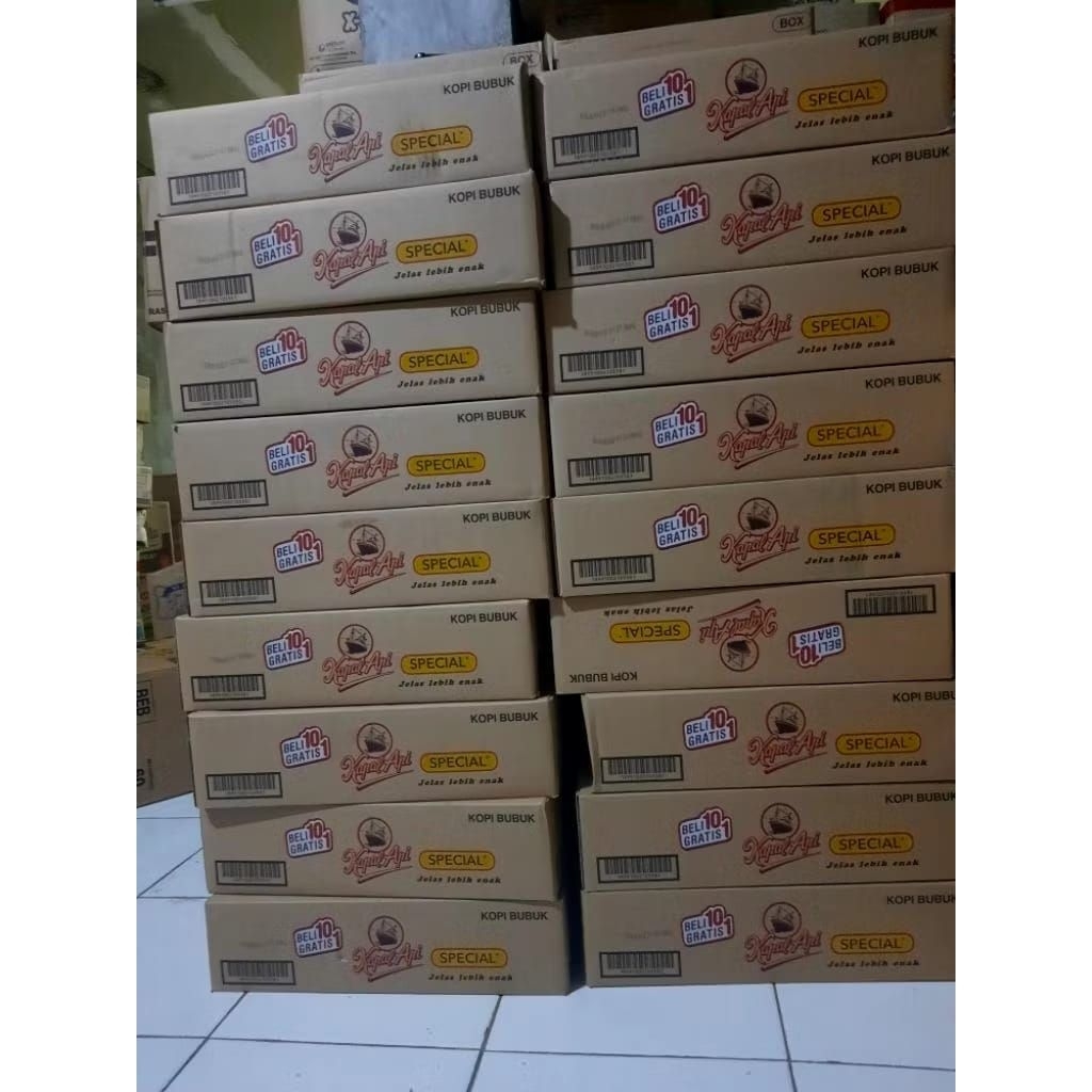 Kopi kapal api mini 10+1 kartonan