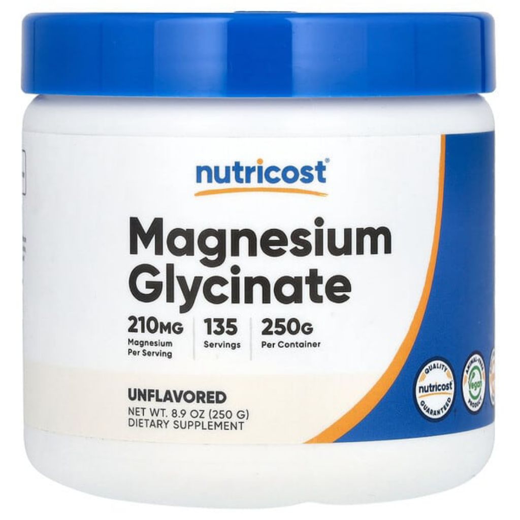 Nutricost Magnesium Glycinate Unflavored (250 g)