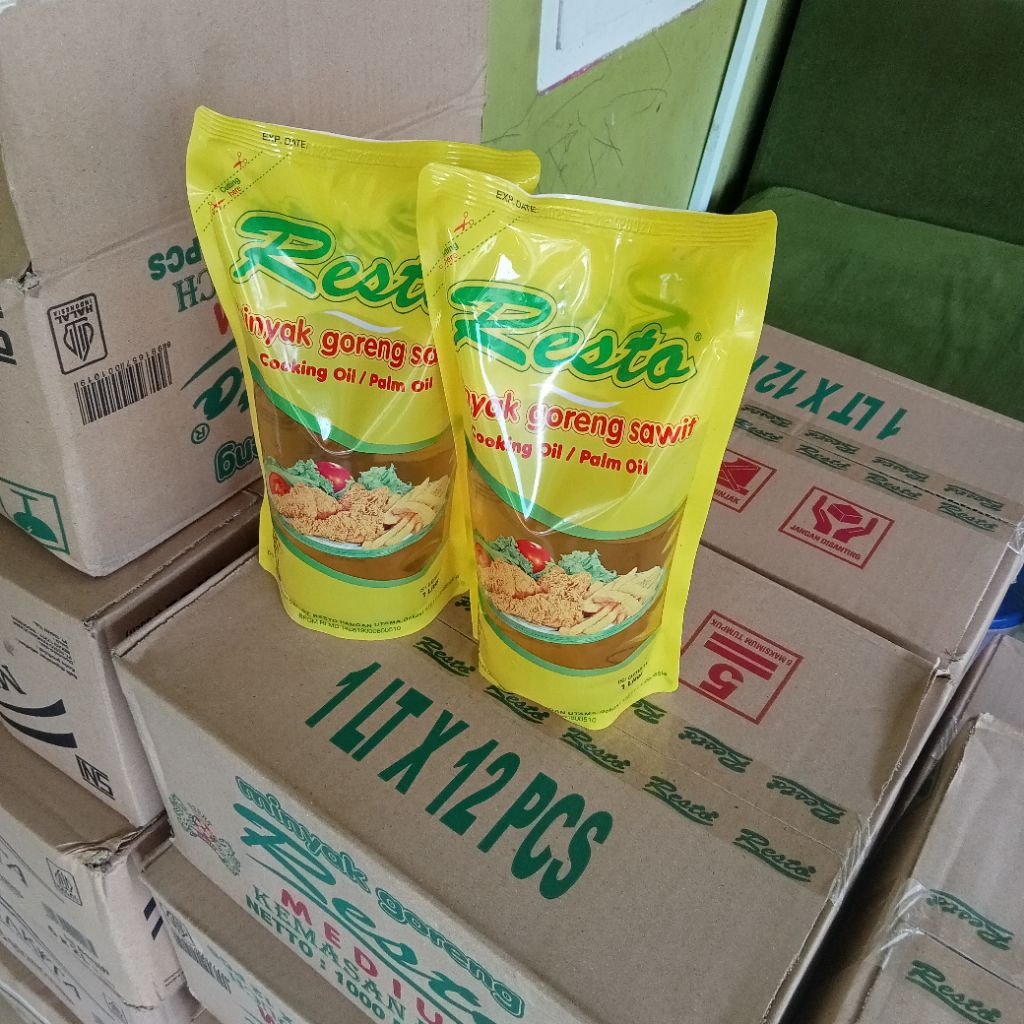 MINYAK GORENG RESTO POCH  1 LITER SATU 1DUS